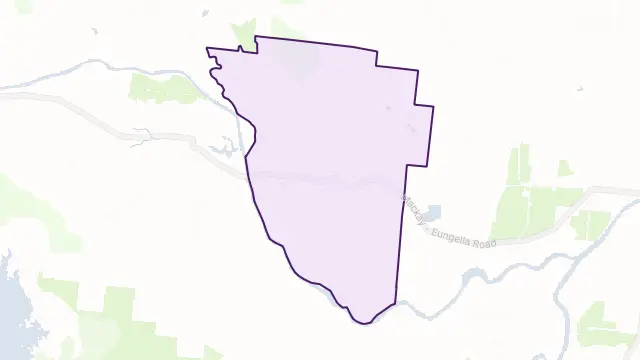 Gargett Area Boundary Map