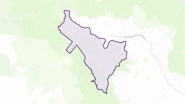 Garrawalt Area Boundary Map