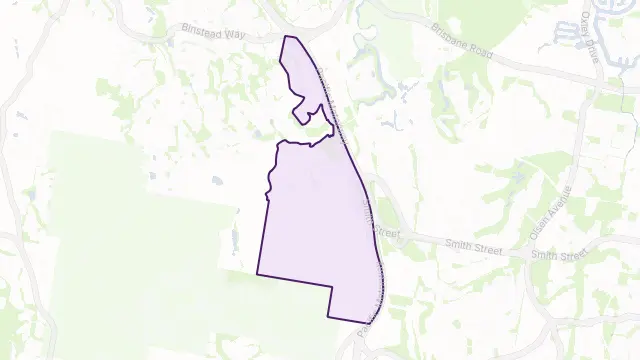 Gaven Area Boundary Map