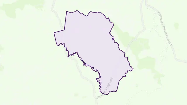 Ghinghinda Area Boundary Map