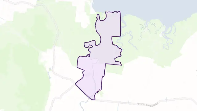 Giru Area Boundary Map
