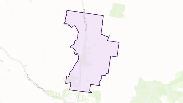 Glan Devon Area Boundary Map