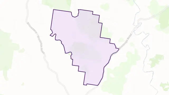Glen Echo Area Boundary Map
