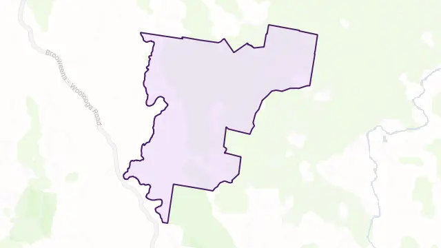 Glenbar Area Boundary Map