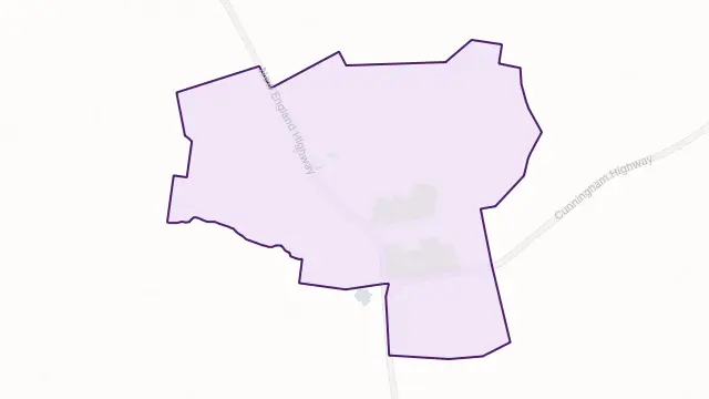 Glengallan Area Boundary Map
