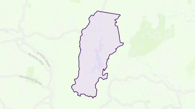 Glenlyon Area Boundary Map