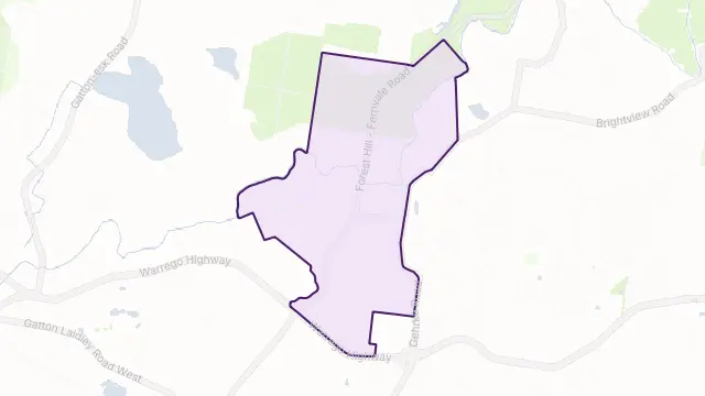 Glenore Grove Area Boundary Map