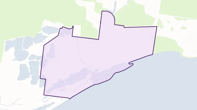Godwin Beach Area Boundary Map
