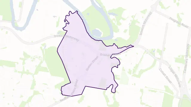 Goodna Area Boundary Map