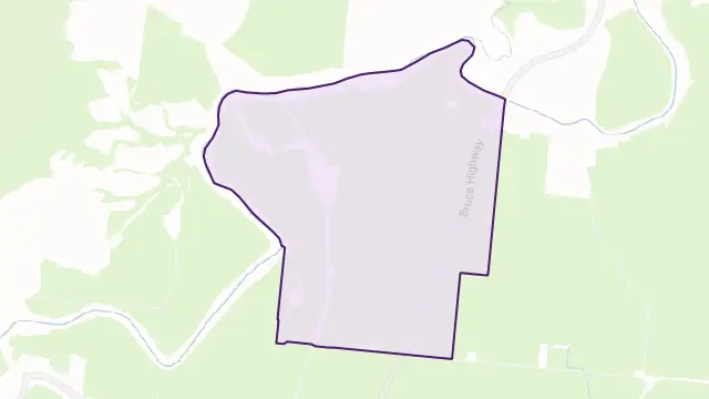 Goolboo Area Boundary Map