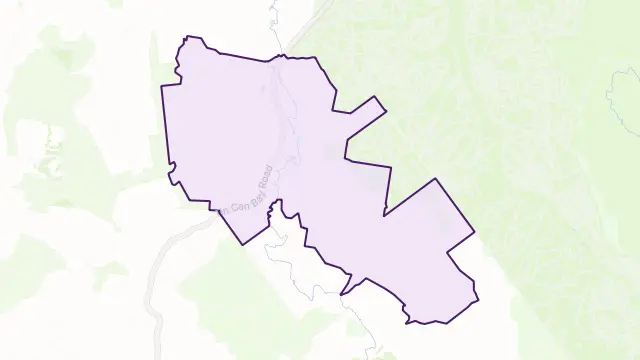 Goomboorian Area Boundary Map