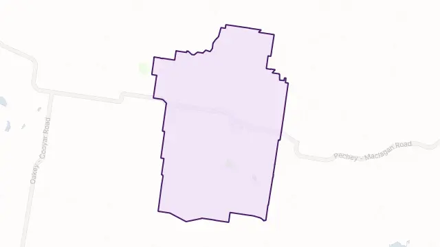 Goombungee Area Boundary Map