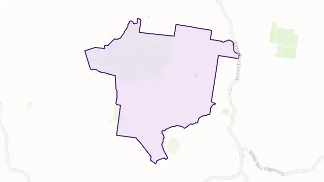 Goomeribong Area Boundary Map