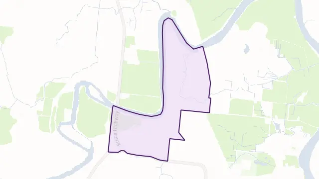 Goondi Area Boundary Map