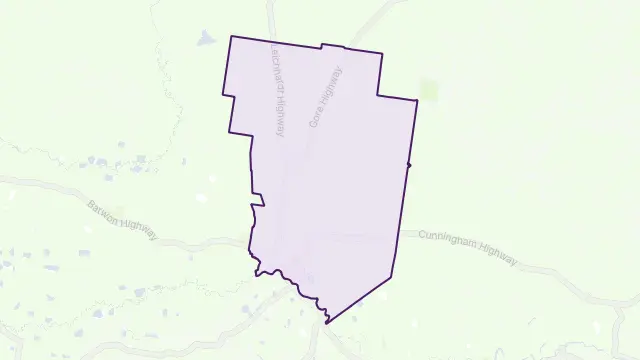 Goondiwindi Area Boundary Map