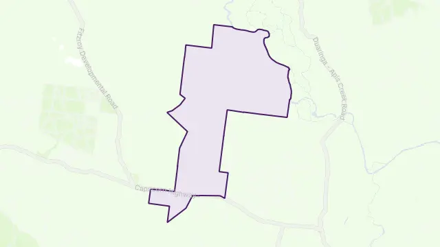 Goowarra Area Boundary Map