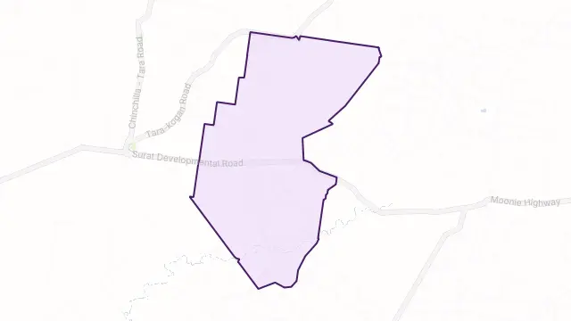 Goranba Area Boundary Map