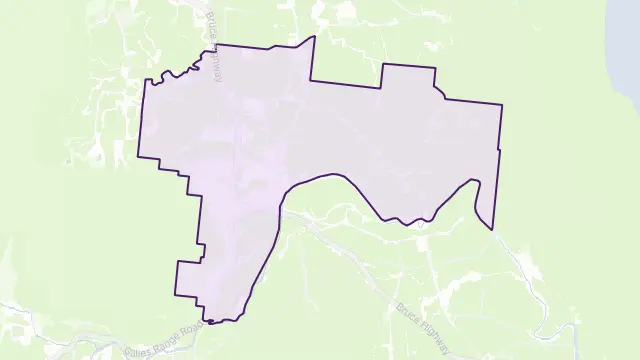 Gordonvale Area Boundary Map
