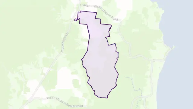 Granadilla Area Boundary Map