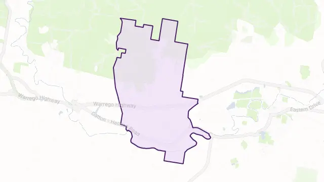 Grantham Area Boundary Map