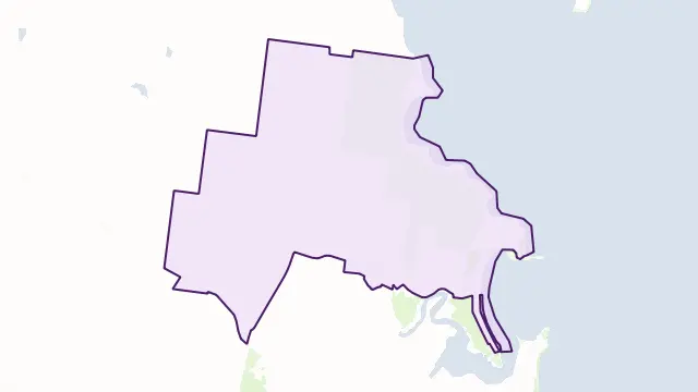 Grasstree Beach Area Boundary Map