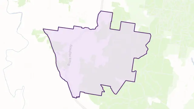 Gunalda Area Boundary Map