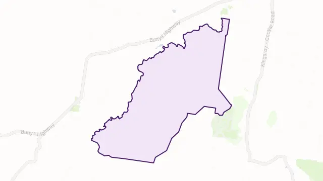 Haly Creek Area Boundary Map