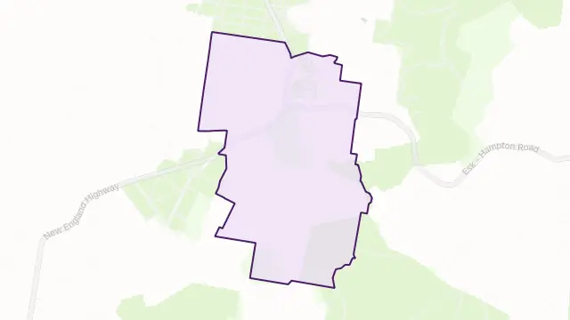 Hampton Area Boundary Map