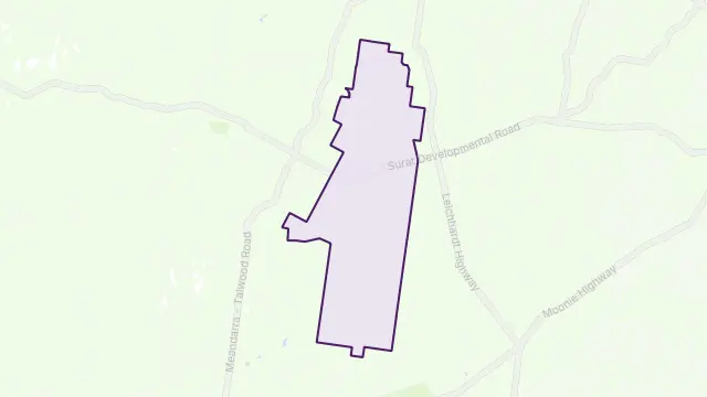 Hannaford Area Boundary Map