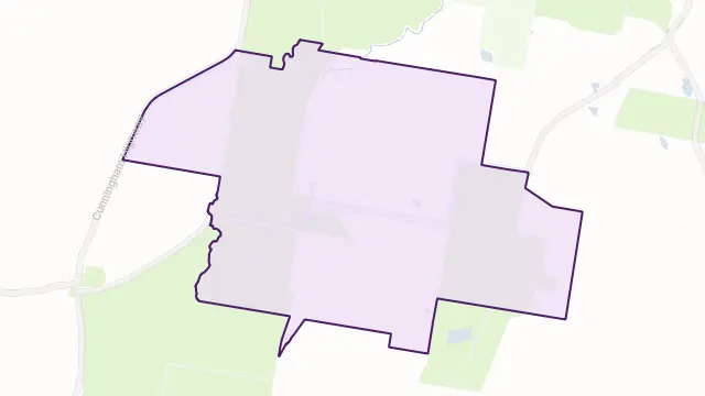 Harrisville Area Boundary Map