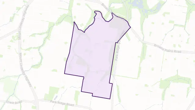 Heritage Park Area Boundary Map
