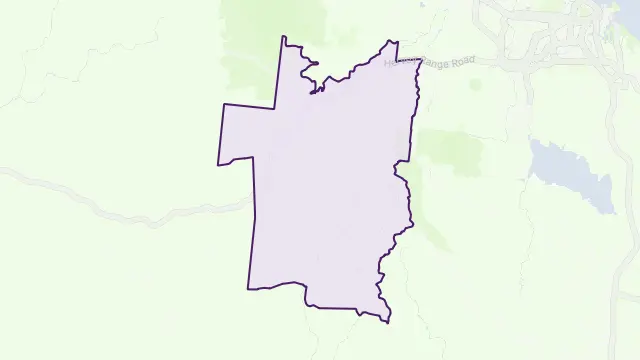 Hervey Range Area Boundary Map