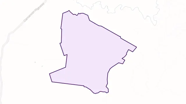 Highland Plains Area Boundary Map