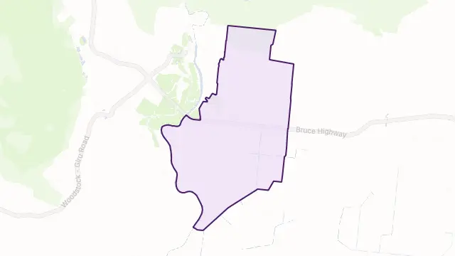 Horseshoe Lagoon Area Boundary Map