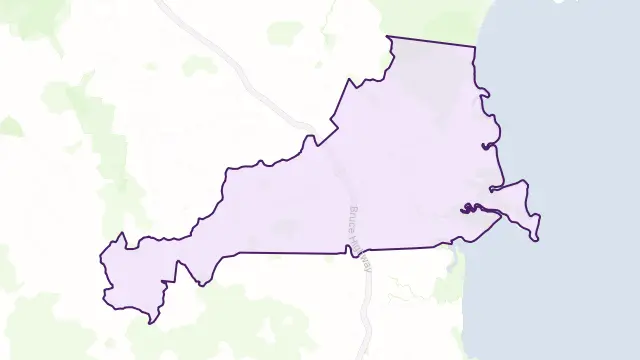 Ilbilbie Area Boundary Map