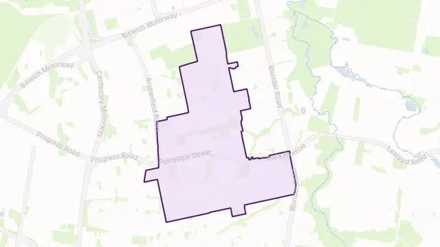 Inala Area Boundary Map