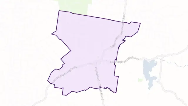 Inglewood Area Boundary Map