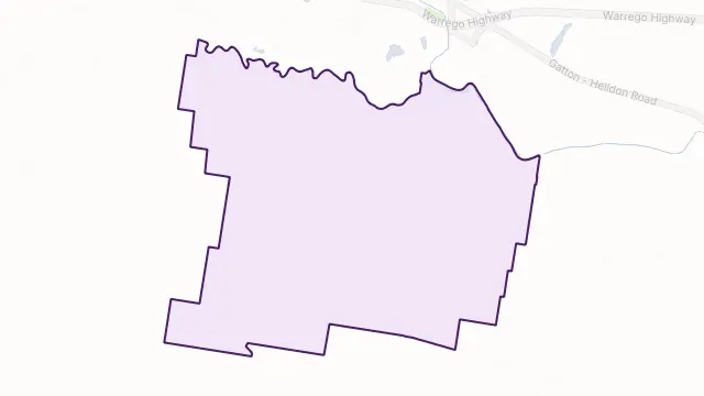 Iredale Area Boundary Map