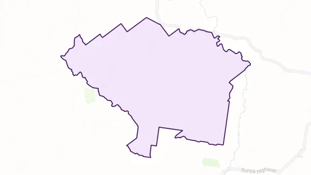 Ironpot Area Boundary Map