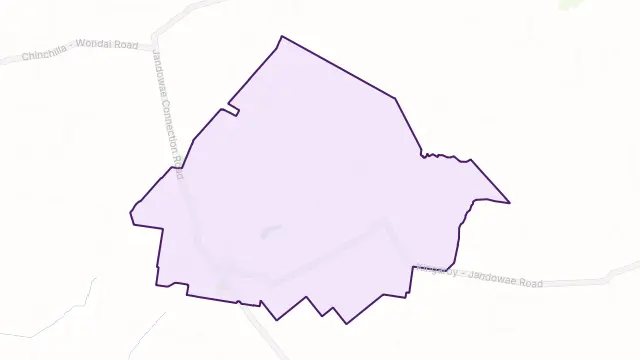 Jandowae Area Boundary Map