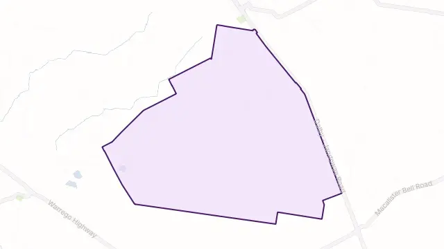Jimbour West Area Boundary Map