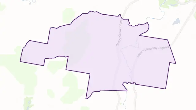 Josephville Area Boundary Map