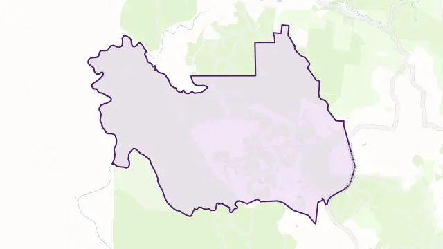 Kaban Area Boundary Map