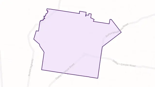Kaimkillenbun Area Boundary Map