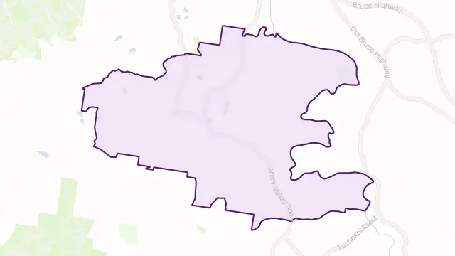 Kandanga Area Boundary Map