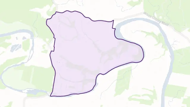 Karana Downs Area Boundary Map