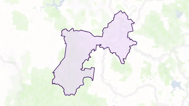 Kenilworth Area Boundary Map