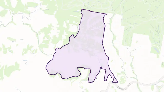 Kenmore Hills Area Boundary Map
