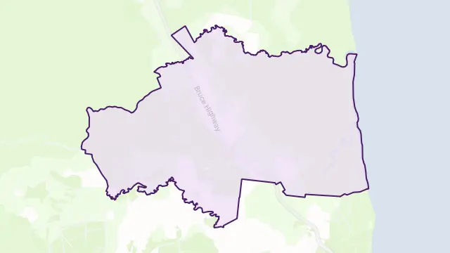 Kennedy Area Boundary Map