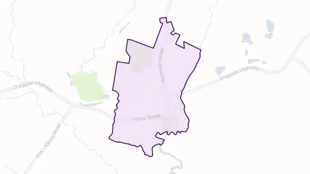 Kilcoy Area Boundary Map
